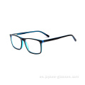 Unisex de alta calidad gafas delgadas de acetato marcos ópticos